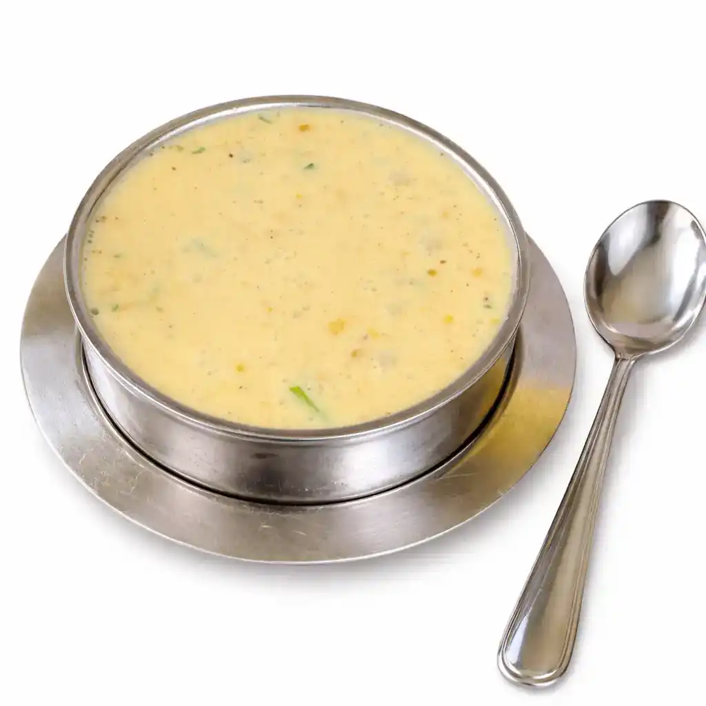 Sweet Corn Soup at Naga's South Indian Cuisine 